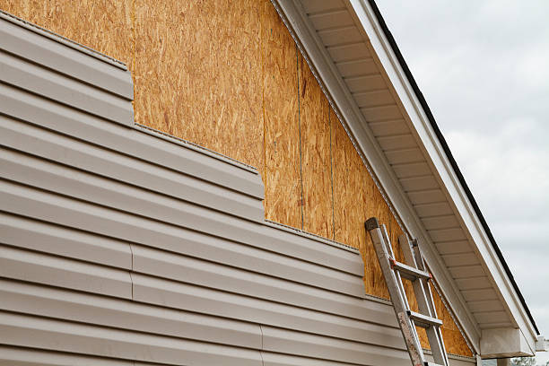 Professional Vinyl Siding technician working in Carrollton, KY